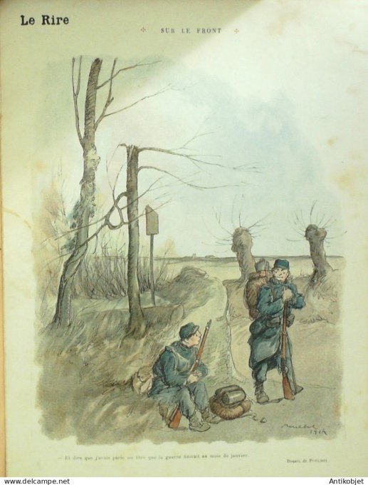 Le Rire Rouge 1915-06-12 #  30 Journal humoristique Ed.Originale Croix de Fer