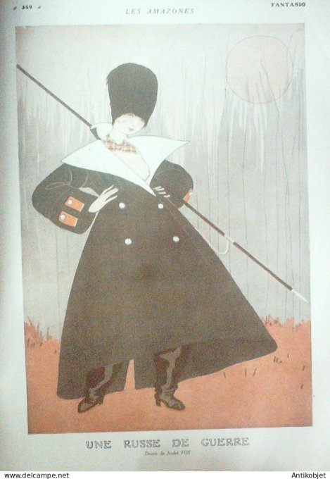 Fantasio 206 1915 Minartz Guillaume De Beauvais Fournier Fornarina Foy