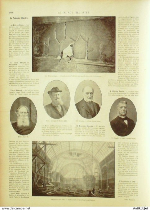 Le Monde illustré 1900 n°2238 Martinique Afrique-Sud Tugela Fanfare Boers Modder-River   Transvaal