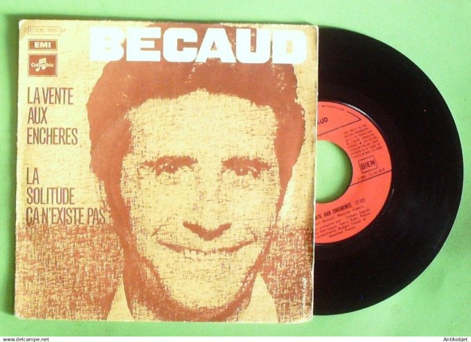 Bécaud Gilbert 45T SP La vente aux enchères 1970