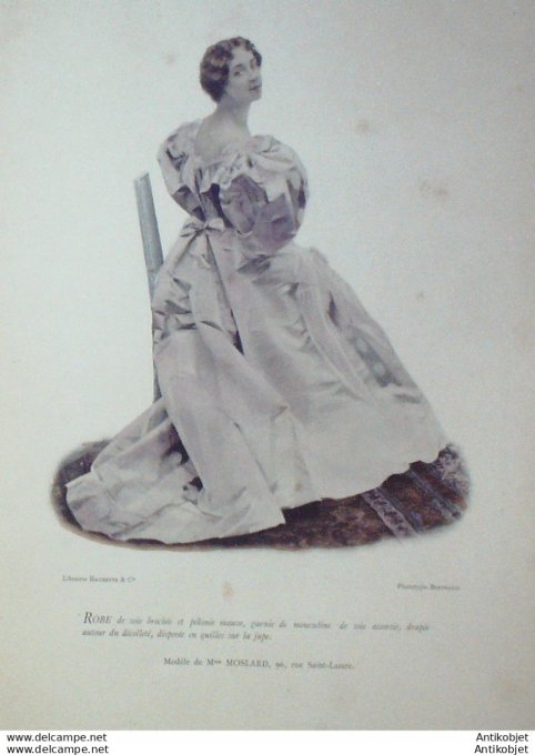 La Mode pratique 1895 # 04 Robe de soie