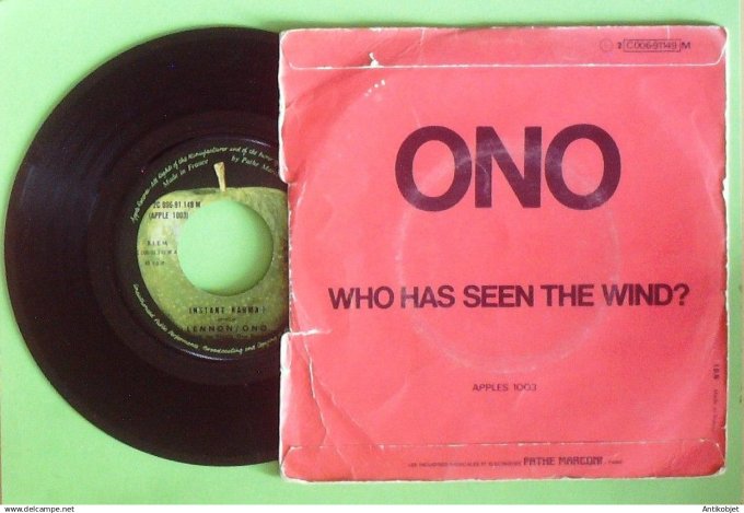 Lennon John 45T SP Instant karma 1970