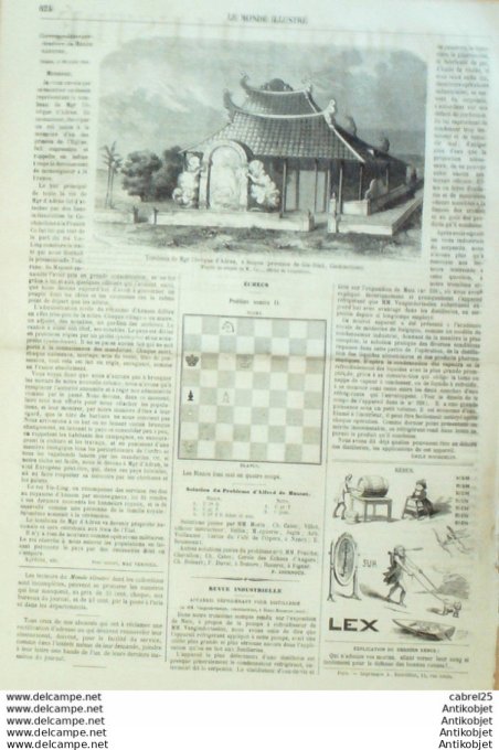 Le Monde illustré 1861 n°233 Madagascar Nossi Mitsiou Nossi Be Mayotte St Sauveur Biarritz (65)