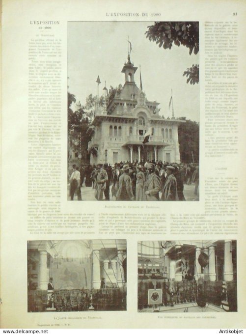 Le Monde illustré 1900 n°2255 Chine Pékin Tien-Tsin Calais (62) Suède Oscar II Johannesburg Châlons 