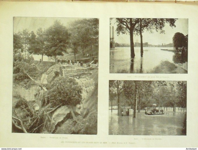 Le Monde illustré 1900 n°2255 Chine Pékin Tien-Tsin Calais (62) Suède Oscar II Johannesburg Châlons 