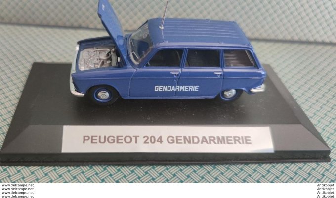 Peugeot 204 Gendarmerie 1:43