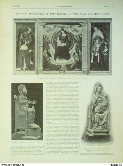 L'illustration 1900 n°2987 Algérie Igli Zousfana El Morar Hammada Moulins (03) Vincennes (94)