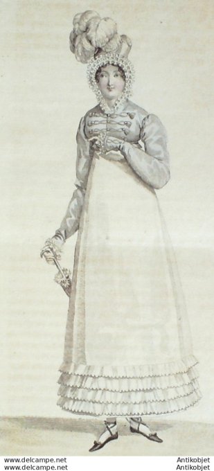 Costume Parisien 1816 # 1565 Spencer à la Hussarde
