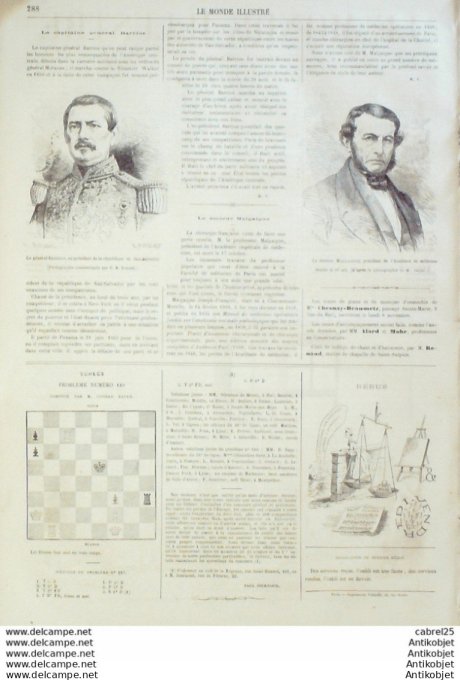 Le Monde illustré 1865 n°446 Angleterre Rossall Madagascar Cap Saint Vincent Hotel Dieu Guadeloupe M