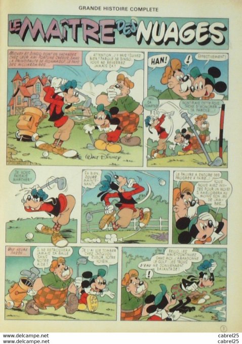Journal de Mickey n°1799 BELMONDO Paul (15-12-1986)