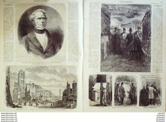 Le Monde illustré 1865 n°446 Angleterre Rossall Madagascar Cap Saint Vincent Hotel Dieu Guadeloupe M