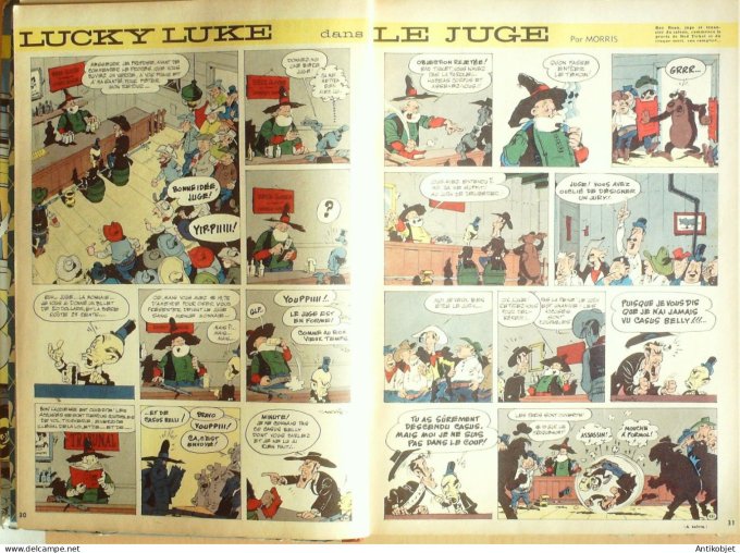 Album Spirou 66 Dupuis (n°1040-1049) 1958 (20-038 au 17-10) Eo complet