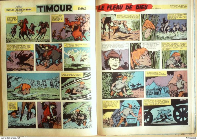 Album Spirou 66 Dupuis (n°1040-1049) 1958 (20-038 au 17-10) Eo complet