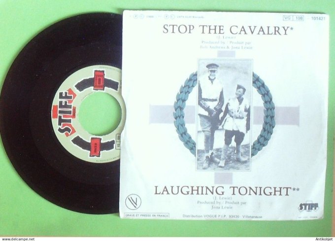 Lewie Jona 45T SP Stop the cavalry 1980