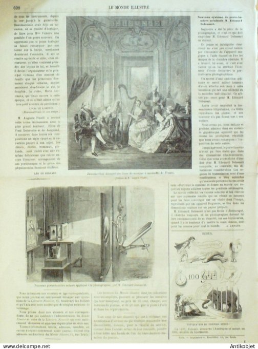 Le Monde illustré 1861 n°232 Marseille (13) Nantes (44) Italie Naples Brésil Rio-De-Janeiro