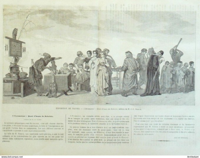 Le Monde illustré 1861 n°232 Marseille (13) Nantes (44) Italie Naples Brésil Rio-De-Janeiro