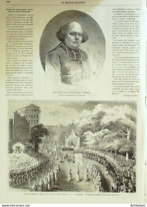 Le Monde illustré 1861 n°232 Marseille (13) Nantes (44) Italie Naples Brésil Rio-De-Janeiro