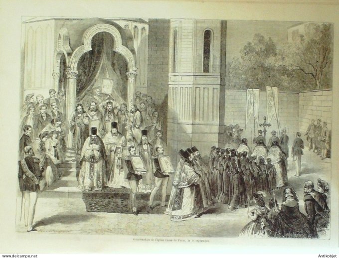 Le Monde illustré 1861 n°232 Marseille (13) Nantes (44) Italie Naples Brésil Rio-De-Janeiro