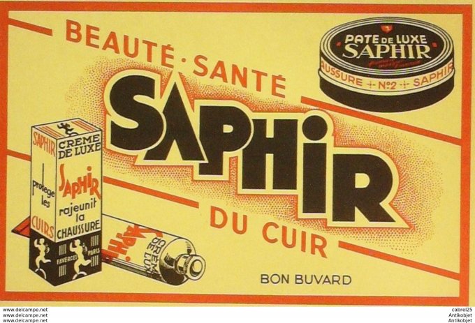 Buvard Saphir Cirage