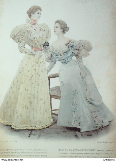 Gravure La mode illustrée 1875 n°05 (Maison BREANT CASTEL)