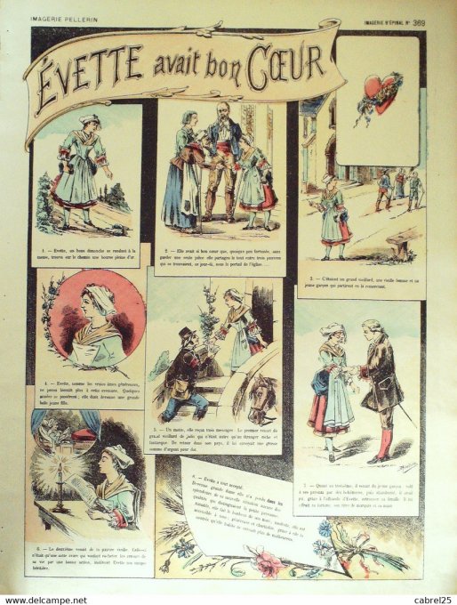 Evette Avait Bon Coeur (Pellerin d'epinal) Ménétrier