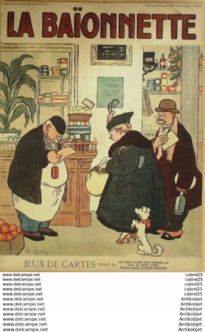 La Baionnette 1917 # 094 (Ceux De La Terre) Branly Quint Leonnec Leandre Roubille