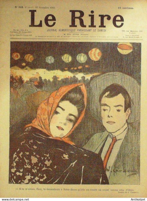 Le Rire 1901-11-23 # 368 Journal humoristique Ed.Originale Normandie comices