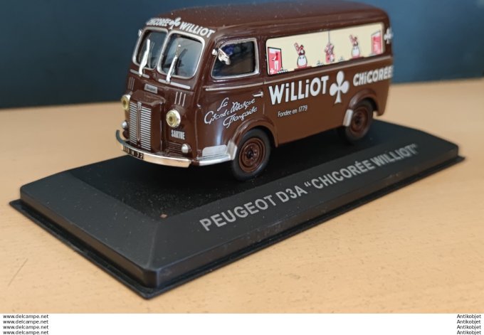 Peugeot D3A Chicoree Williot 1:43