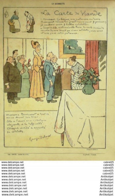 La Baionnette 1917 # 094 (Ceux De La Terre) Branly Quint Leonnec Leandre Roubille