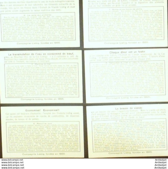 Chromo Liebig Sang 1297 Peche en pleine mer (1934)