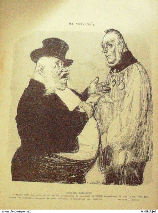 Le Rire 1901-11-23 # 368 Journal humoristique Ed.Originale Normandie comices