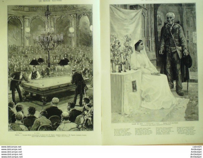 Le Monde illustré 1881 n°1240 Besancon (25) Victor Hugo Billard Slosson Et Vignaux Ecole Polytechniq