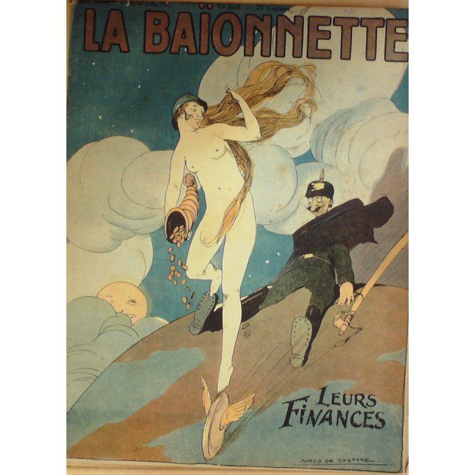 La Baionnette 1917 n°096 (Finances) GASTYNE FOY PALLIER QUINT CHATILLON KERN FALKE