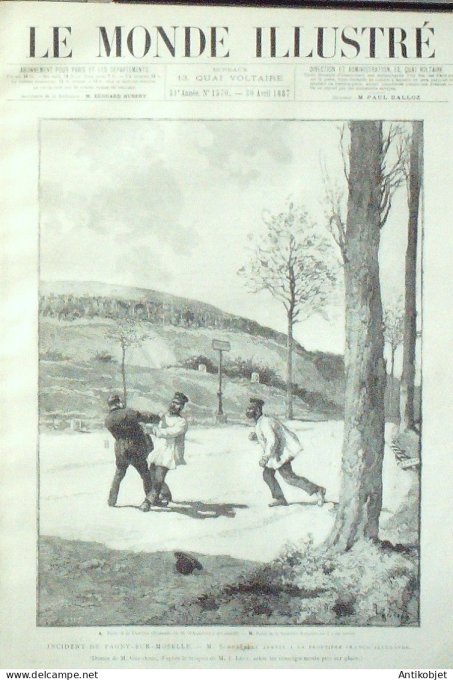 Le Monde illustré 1886 n°1570 Pagny-sur-Moselle (54) Espagne Feria de Sévilla Hôpital Salpètrière