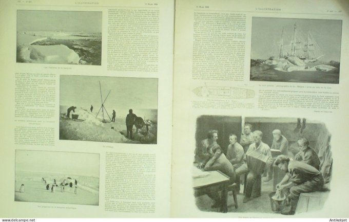 L'illustration 1900 n°2979 Afrique-Sud Transvaal Banquise expédition Grande Lunette