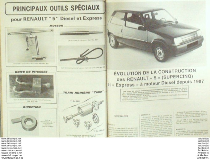R.T Automobile Renault 5 & Express   # 480.4