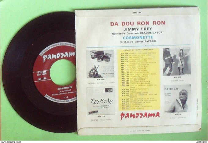 Frey Jimmy 45T SP Da dou ron ron 1963