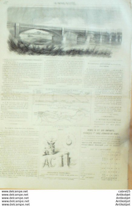 Le Monde illustré 1861 n°231 Londres Annecy Madrid Del Campo Argentine Santa Fe