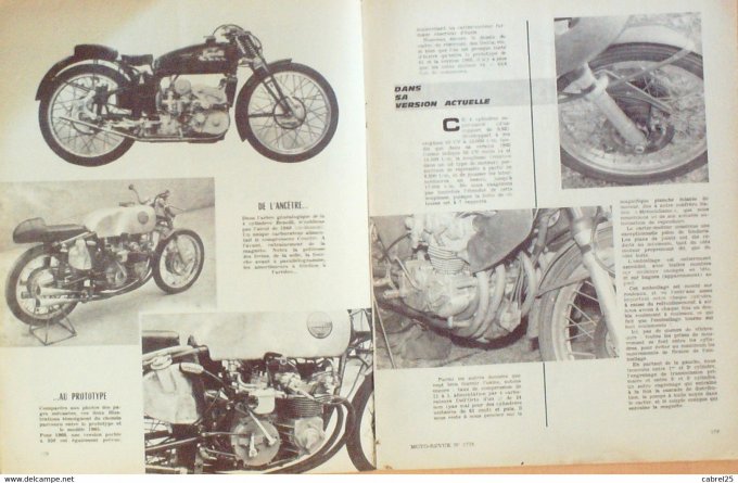 Moto Revue 1966 n° 1778 250 Benelli Norton 88 350 Jawa, 500 Norton Bmw R50