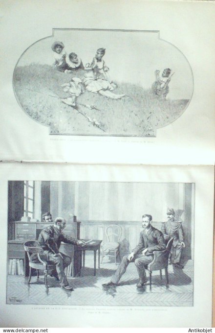Le Monde illustré 1886 n°1567 Cannes (06) reine Victoria Général Saussier Bruxelles La Walkyrie
