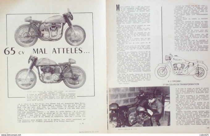 Moto Revue 1966 n° 1778 250 Benelli Norton 88 350 Jawa, 500 Norton Bmw R50