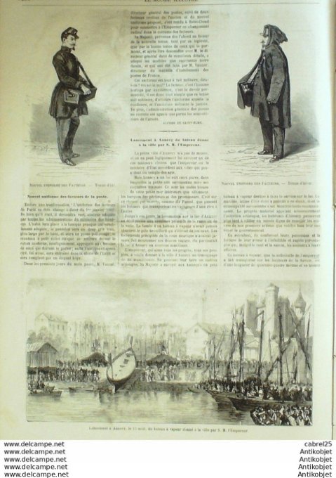 Le Monde illustré 1861 n°231 Londres Annecy Madrid Del Campo Argentine Santa Fe