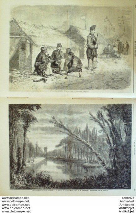 Le Monde illustré 1861 n°231 Londres Annecy Madrid Del Campo Argentine Santa Fe