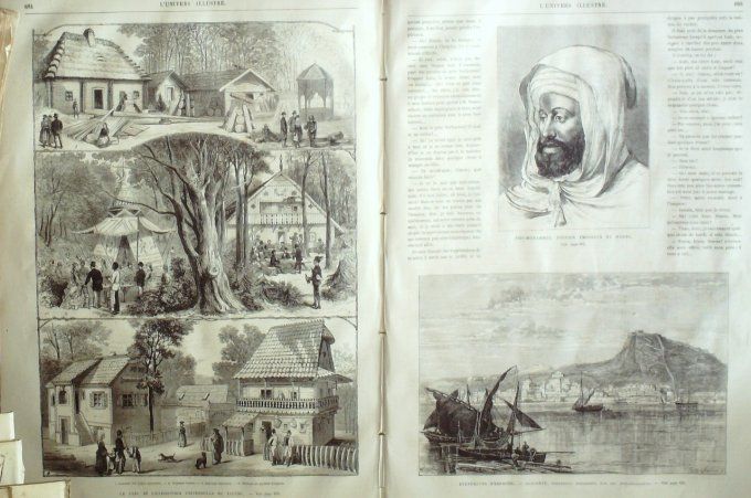 L'Univers illustré 1873 # 970 Maroc Sidi-Mohammed Salzbourg Paray-Le-Monial  