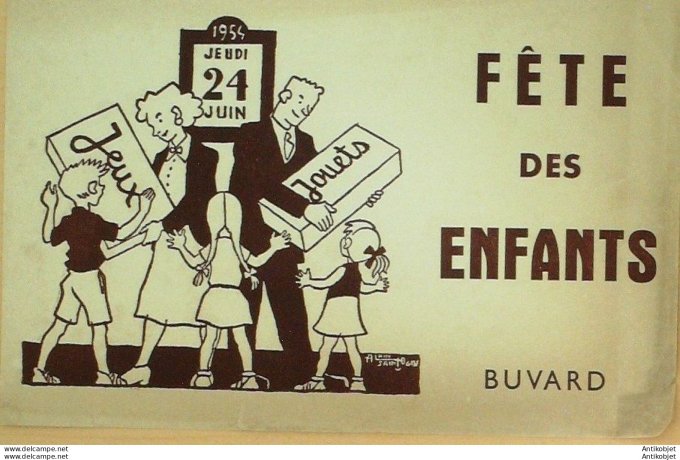 Buvard Fete Des Enfants