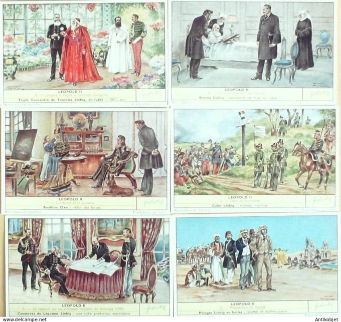 Chromo Liebig Sang 1714 Belgique Leopold II (1959)