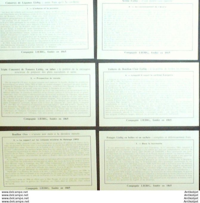 Chromo Liebig Sang 1714 Belgique Leopold II (1959)