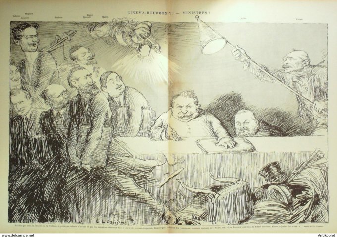 Le Rire 1914-04-11 # 584 Journal humoristique Ed.Originale Delicat des bronchese
