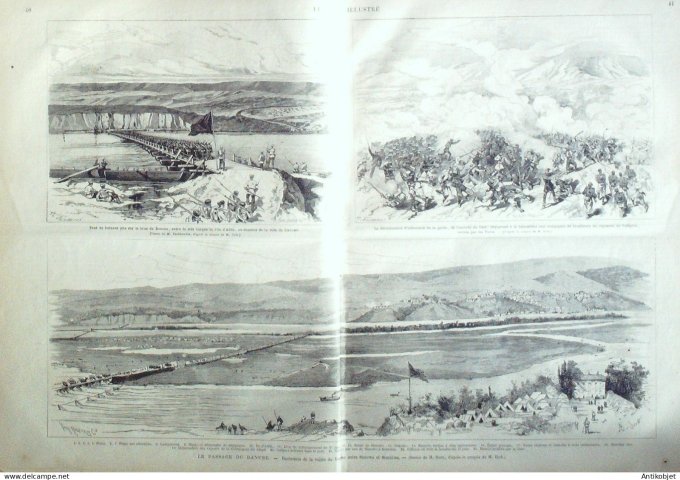 Le Monde illustré 1877 n°1058 Hongrie Sistowo Simnitza