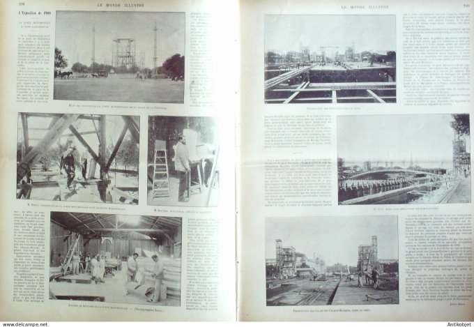 Le Monde illustré 1899 n°2215 Chine Canton Rennes (35) Dreyfus Pont Alexandre III